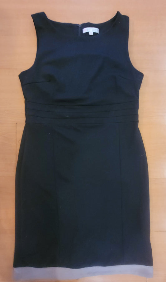 Vestido negro Maritimo, M, calce perfecto