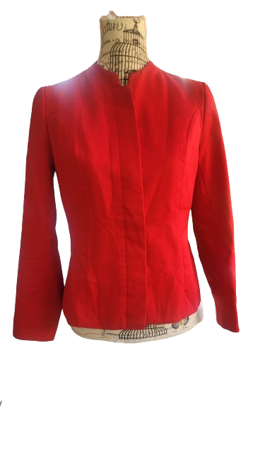 Chaqueta blazer, color rojo, mujer, marca Privilege Talla 38