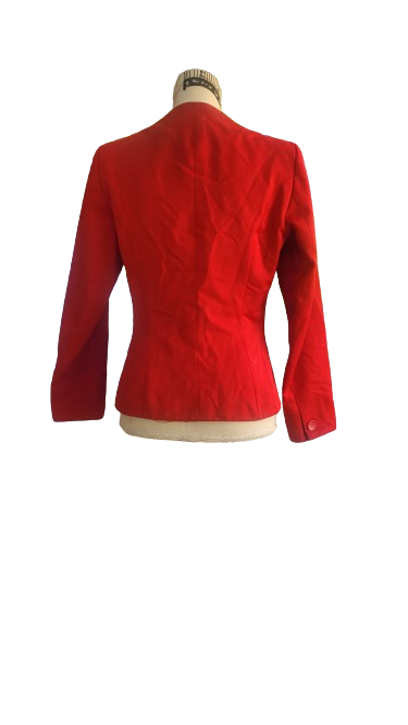 Chaqueta blazer, color rojo, mujer, marca Privilege Talla 38