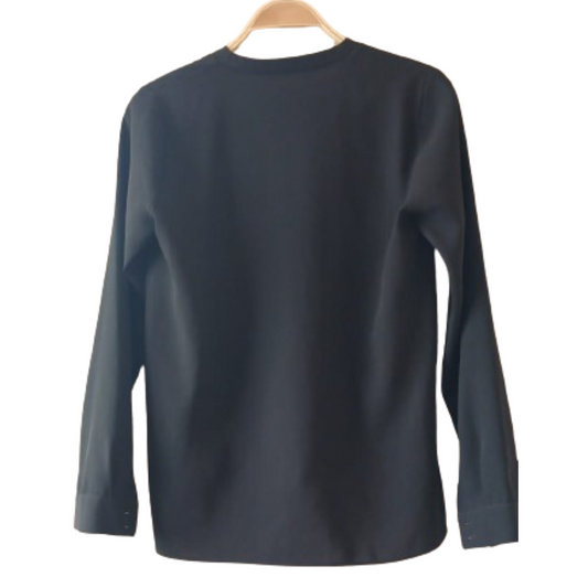 Blusa Negra, ZARA, talla S, 2 usos,Impecable