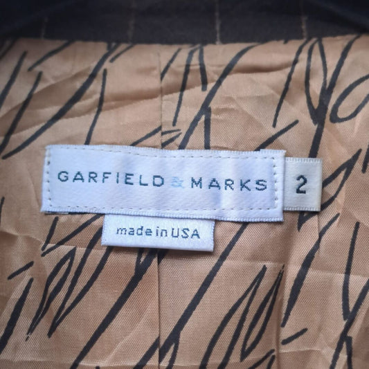 Blazer mujer café Garfield & Marks M -38