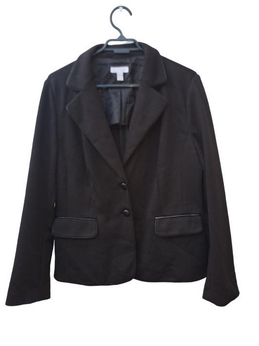 Blazer negro Marca Chárter club Talla M