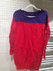 Vestido Armani exhange  Talla S  Rojo con franjas moradas 