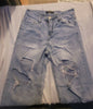 2 jeans Palazzo talla 40, rasgados.