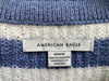 Sweater rayado con cuello American Eagle talla M