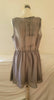 Vestido gasa H&M gris 44