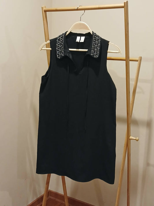 Vestido Negro Forever 21 talla S